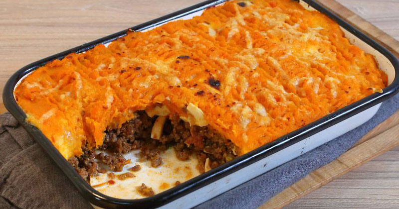 tarta de lenteja y calabaza