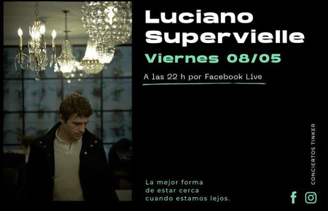 Luciano Supervielle en concierto afiche