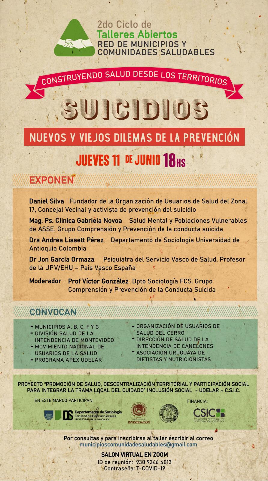 afiche sobre talleres abiertos