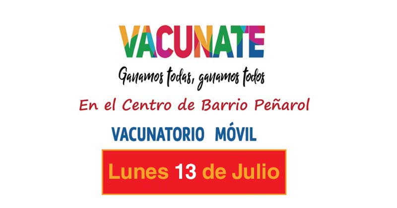 vacunatorio movil 13 de julio 2020
