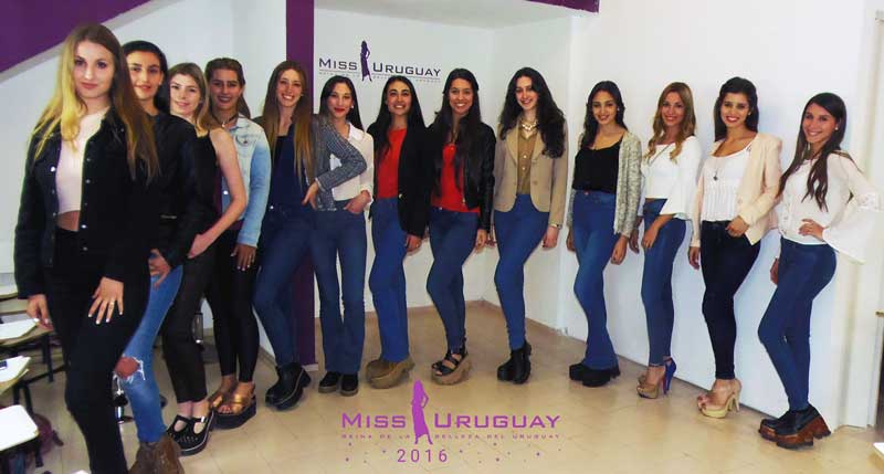 13 finalistas miss uruguay 2016