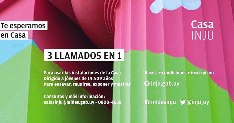 Casa INJU convocatoria uso salas