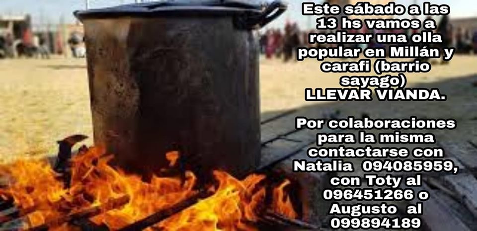 afiche olla popular sayago