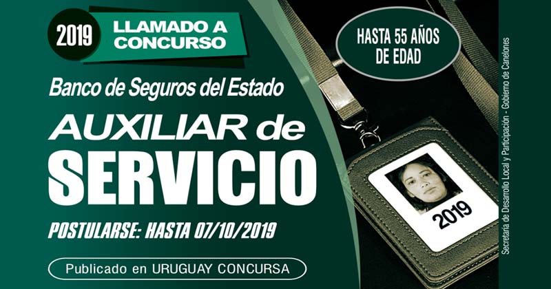 auxiliar de sevicio llamado