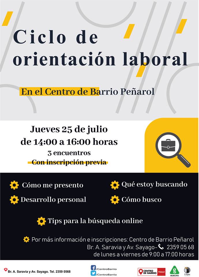 ciclo de orientacion laboral en el CBP
