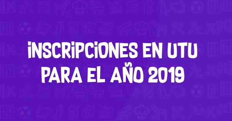 inscripciones utu 2019