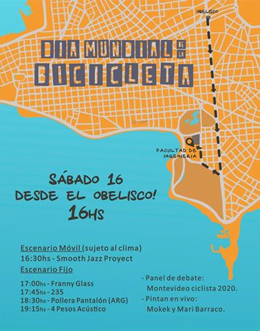 mapadelasalidadeldiadelabicicletadelsabado16desdeobeliscoalafacultaddeingenieria