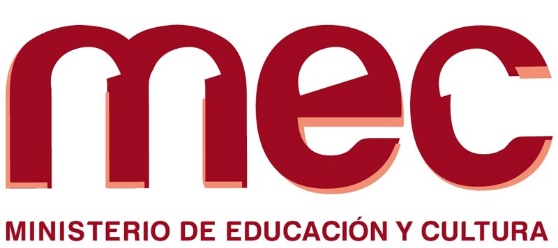 nuevo logo del ministerio de educacion y cultura letras que dicen mec