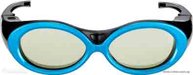 lentes inalámbricas con cristales que se polarizan en sincronía con la imágen